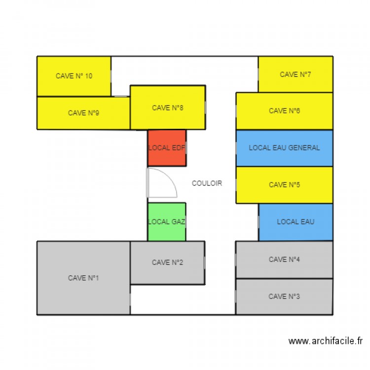 CAVES CHOISY LE ROI. Plan de 0 pièce et 0 m2