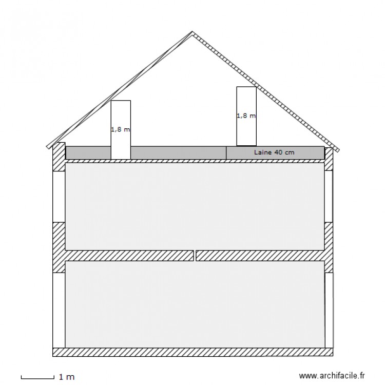 Coupe_vierge_isolant. Plan de 0 pièce et 0 m2