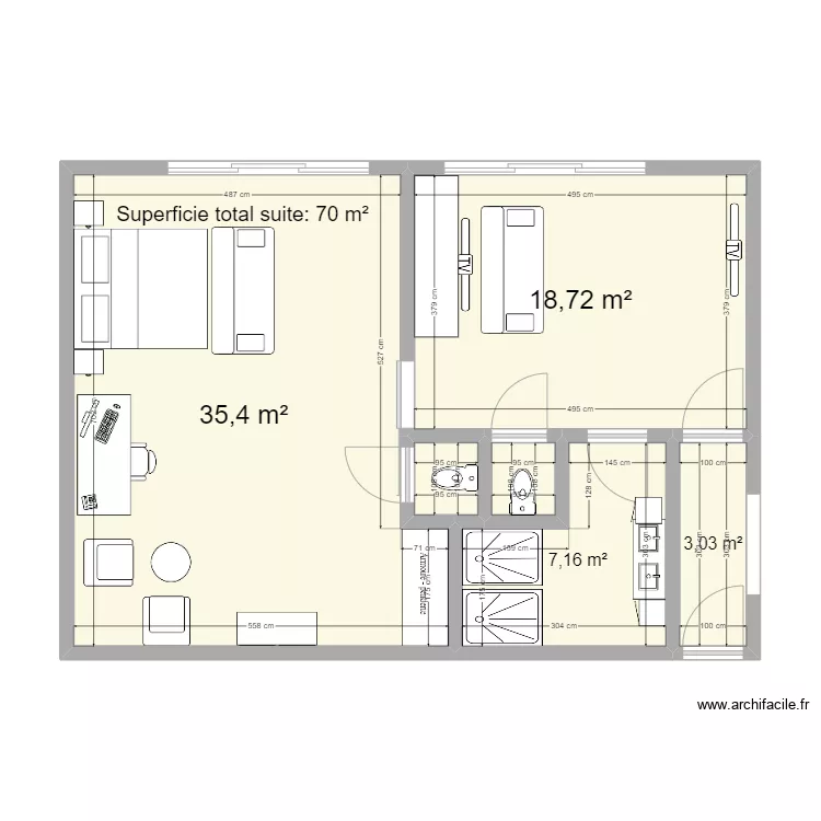 Suite v1. Plan de Suite v1. Plan de