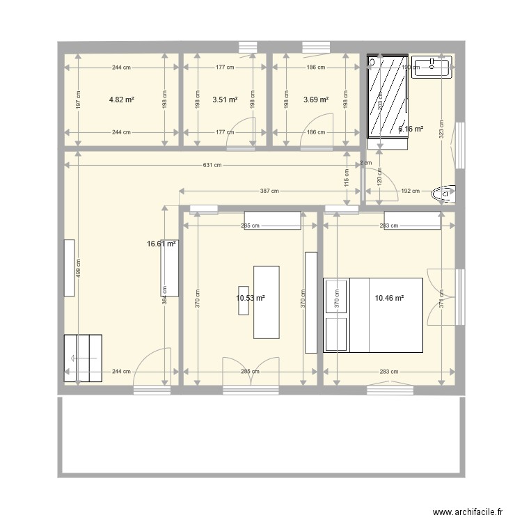 Monts d Enhaut 10 Chalet Rez. Plan de 0 pièce et 0 m2