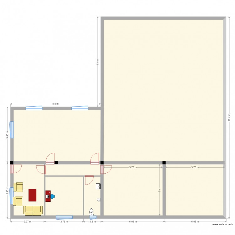 bureau ngagara q10. Plan de 0 pièce et 0 m2