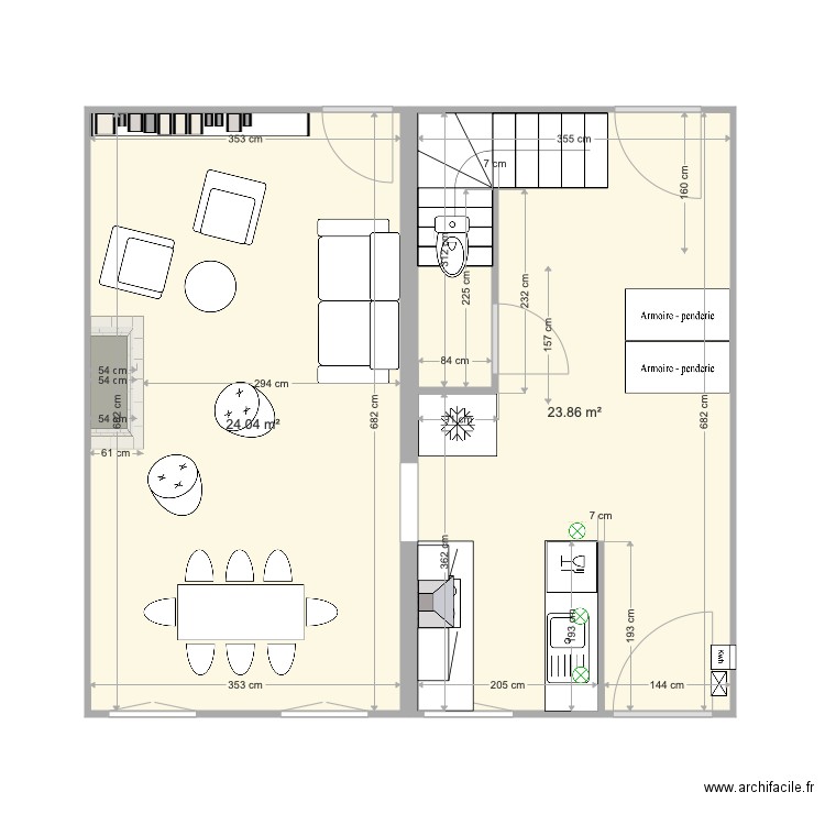 Esnandes 30 RDC 1. Plan de 0 pièce et 0 m2