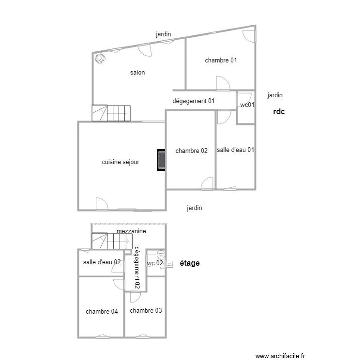 gaudey stephane. Plan de 