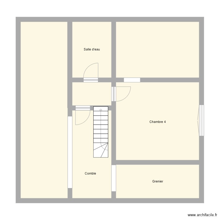 Croquis HILD Denis Etage. Plan de 0 pièce et 0 m2