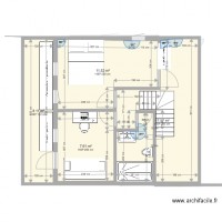 plan etage renovation grange4