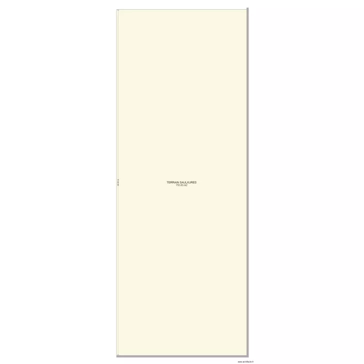 TERRAIN SAULXURES. Plan de TERRAIN SAULXURES. Plan de