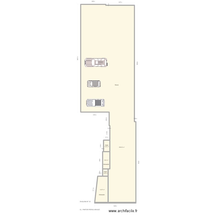 PINTOR PERIS ARAGO 33 BAJO. Plan de 0 pièce et 0 m2