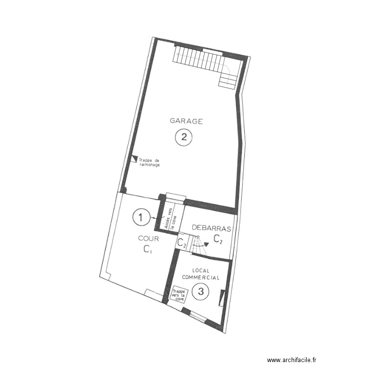 RDC 6 impasse. Plan de 0 pièce et 0 m2