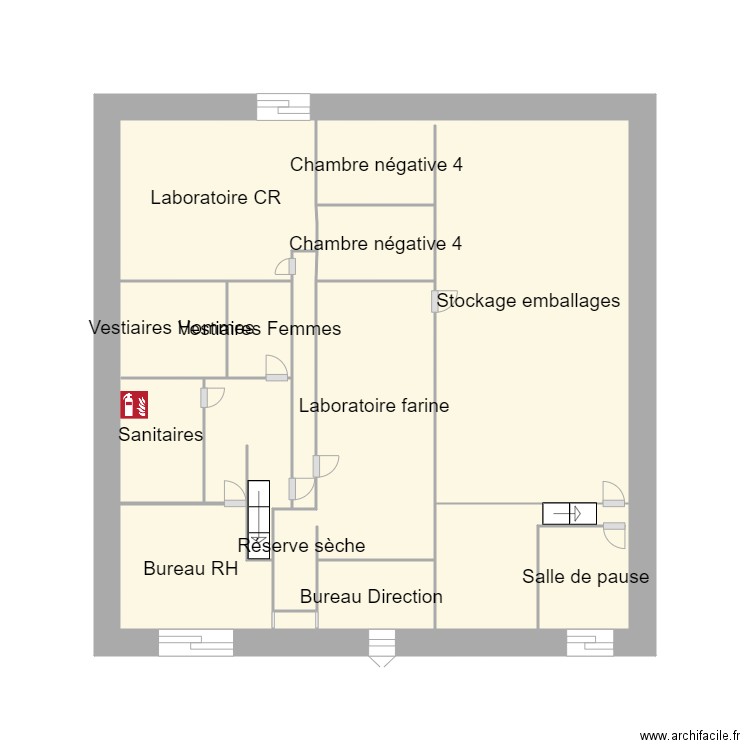 LABORATOIRE ÉTAGE . Plan de 0 pièce et 0 m2