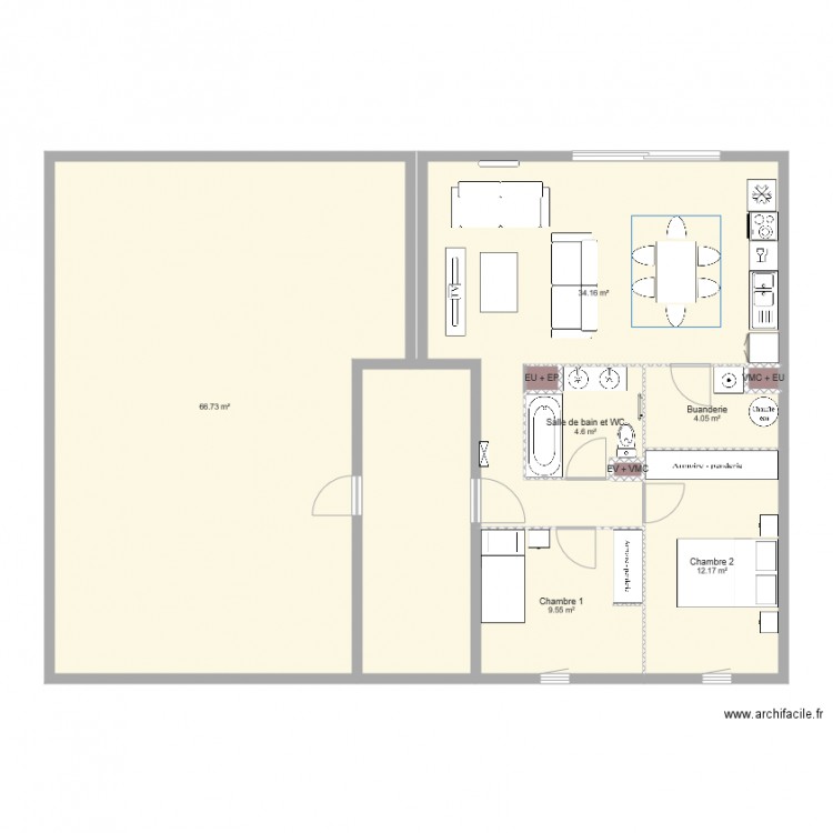 Immeuble. Plan de 0 pièce et 0 m2