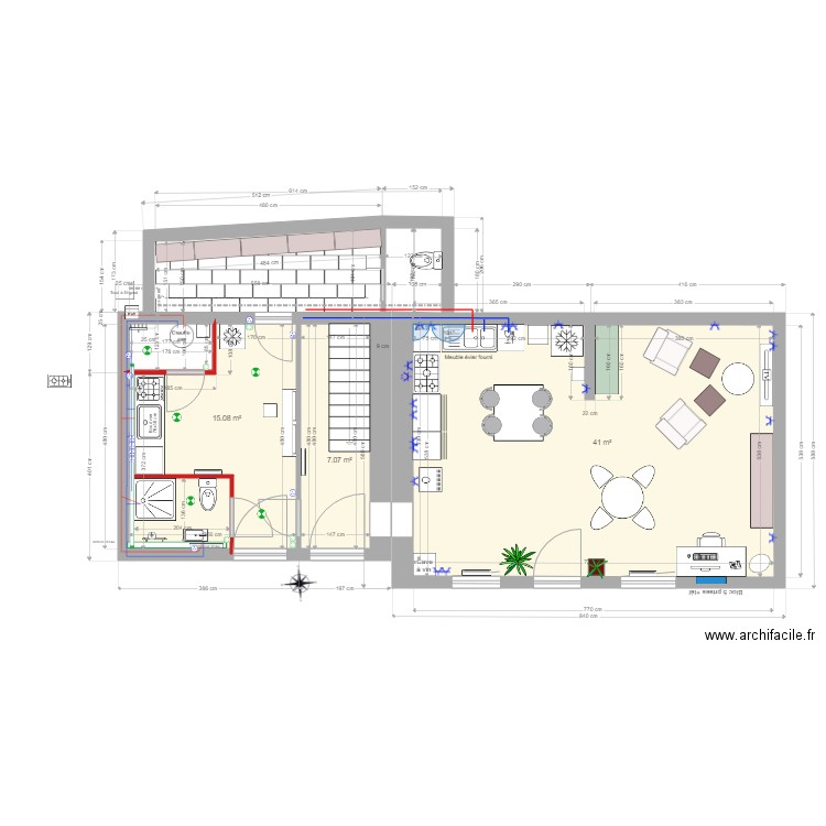 Plan SDB 8. Plan de 0 pièce et 0 m2