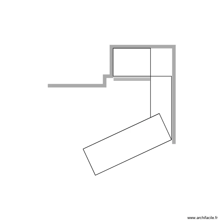 cuisine etage. Plan de cuisine etage. Plan de