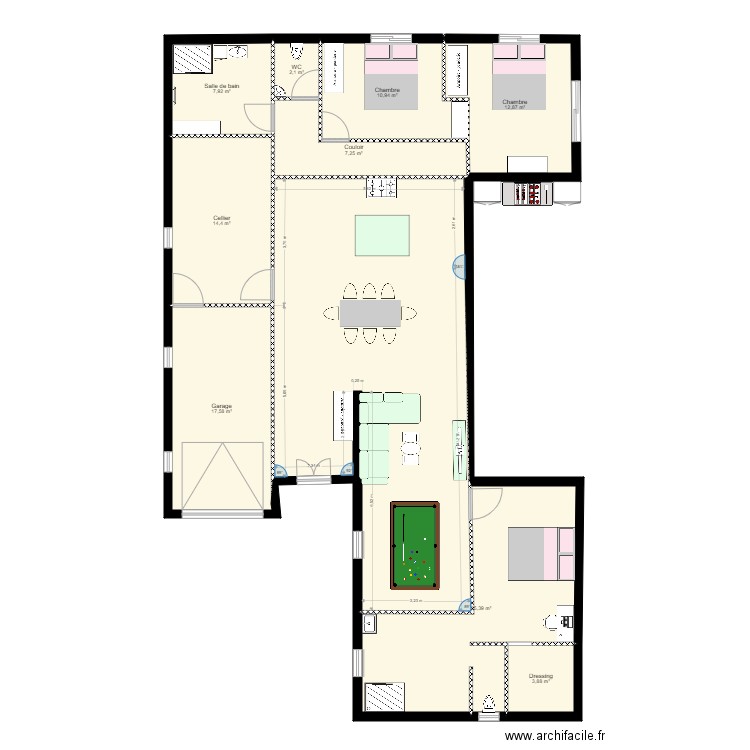 PLAN DE MAISON 4. Plan de 0 pièce et 0 m2