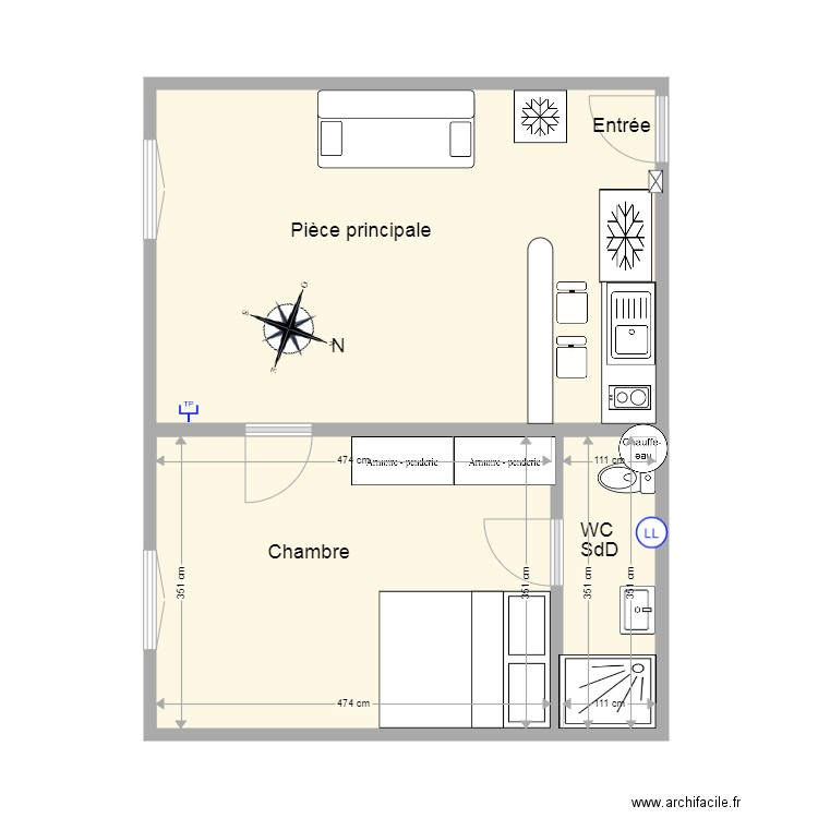 7bis Neuilly. Plan de 0 pièce et 0 m2