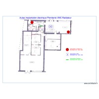 Autaa implantation &eacute;lectrique Plomberie VMC Radiateur 