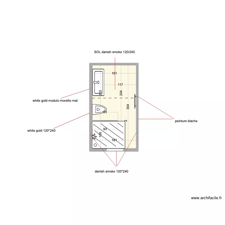 SDB d&eacute;tails 1. Plan de 