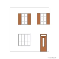 Plan fa&ccedil;ade avant Cadours 2