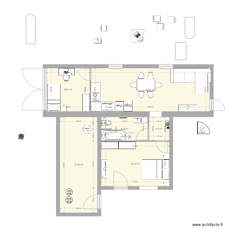 Apparte bas Lucenay TEST1. Plan de 0 pièce et 0 m2