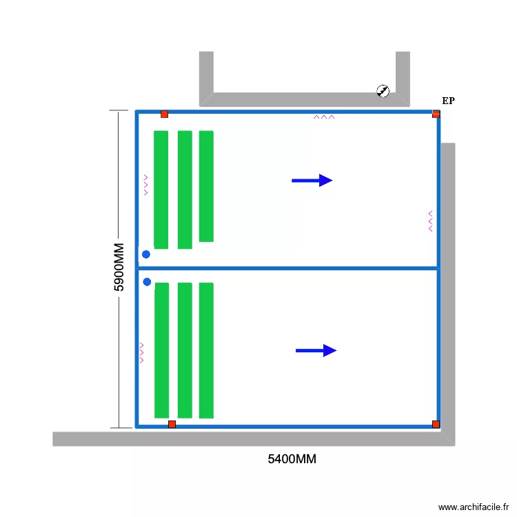 KOCKENPOO Loul&eacute;. Plan de 