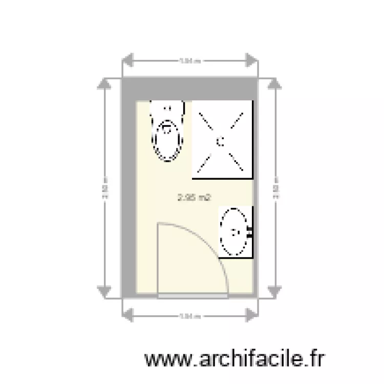 plan sdbTREVE apres. Plan de plan sdbTREVE apres. Plan de