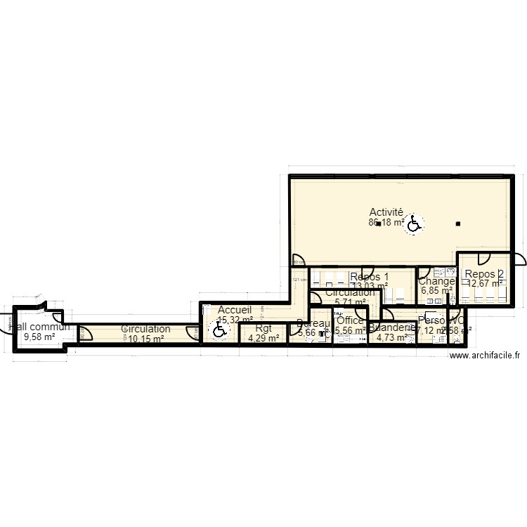 villemomble projet jordan_Découpe 3. Plan de 0 pièce et 0 m2