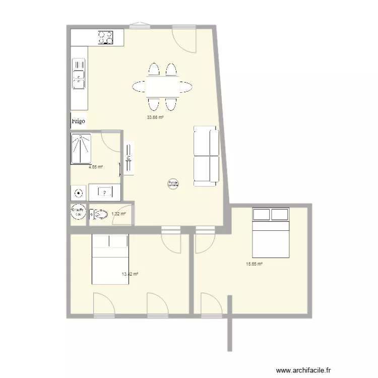 Lot 1 et 2 projet 1. Plan de 