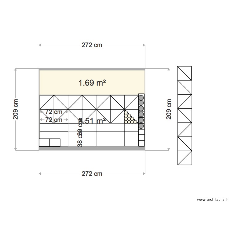 Cave Verbier. Plan de 0 pièce et 0 m2