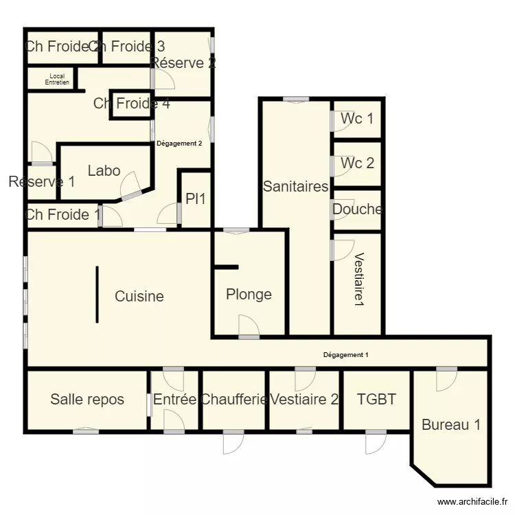 Cuisine foyer mas saint michel. Plan de Cuisine foyer mas saint michel. Plan de