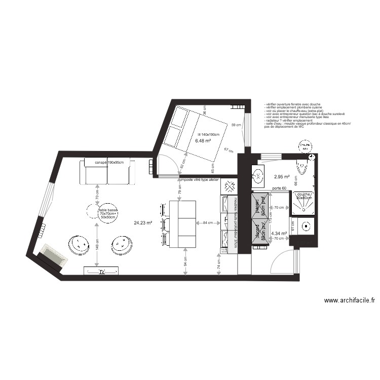projet seveste plan 3ter. Plan de 0 pièce et 0 m2