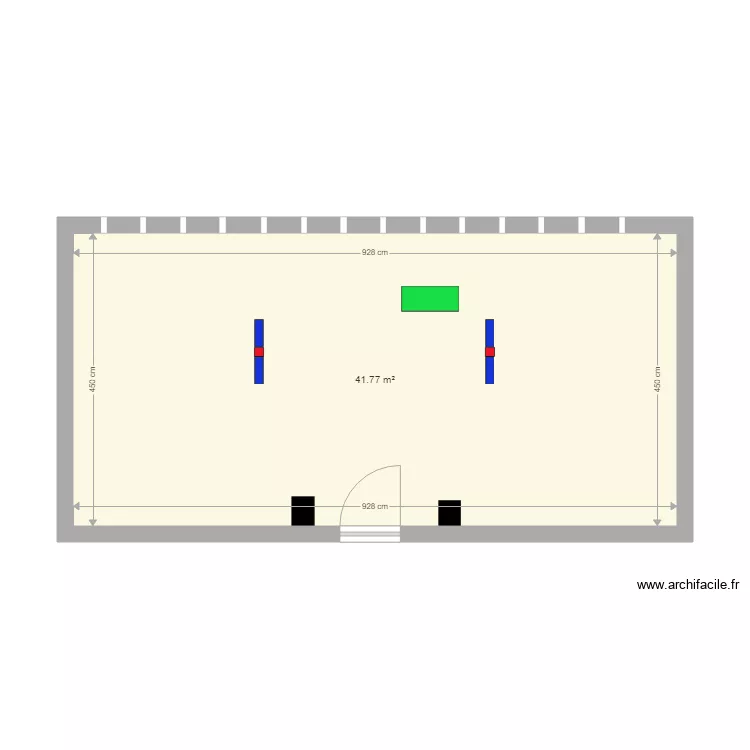 grenier mesure exactes. Plan de 