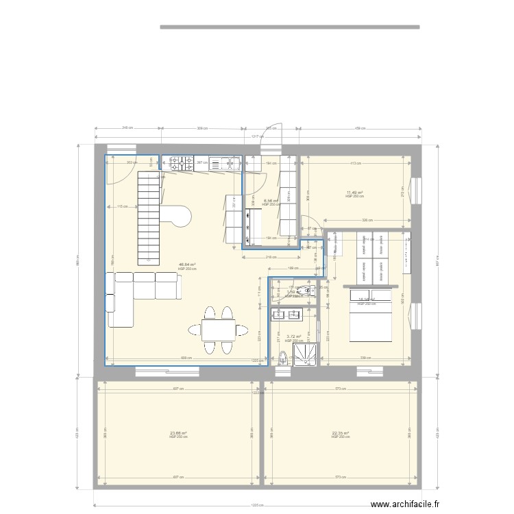 plan 90m2 porte nord est. Plan de 0 pièce et 0 m2