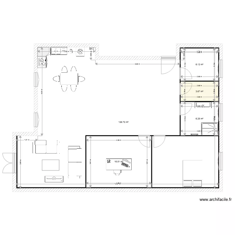 appart. Plan de appart. Plan de