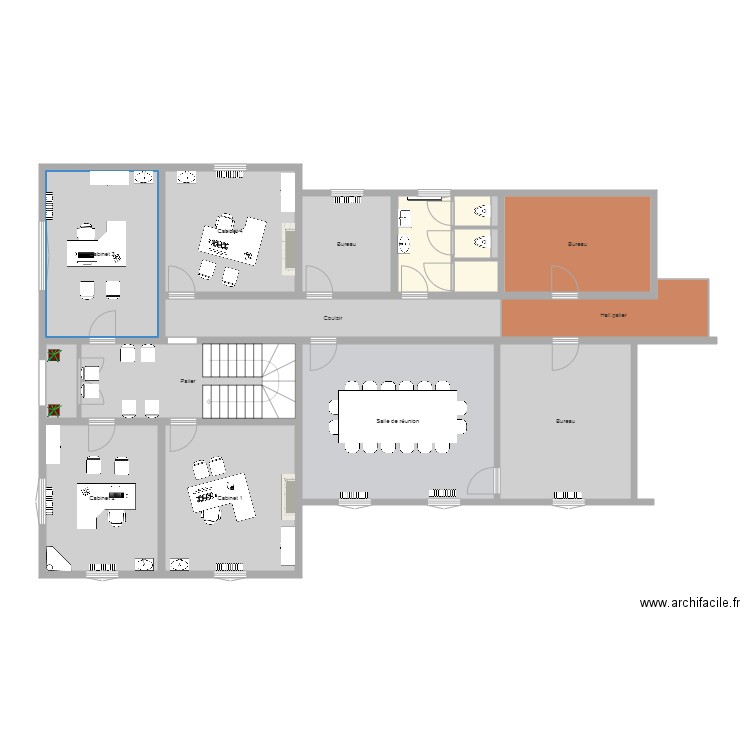 POLICILIQUE 1ER ETAGE BAT MEDICO SOCIAL PROJET 4. Plan de 0 pièce et 0 m2