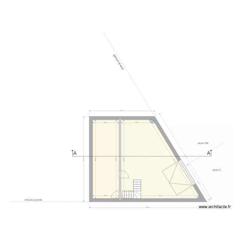 plan rez de chauss&eacute;e. Plan de 