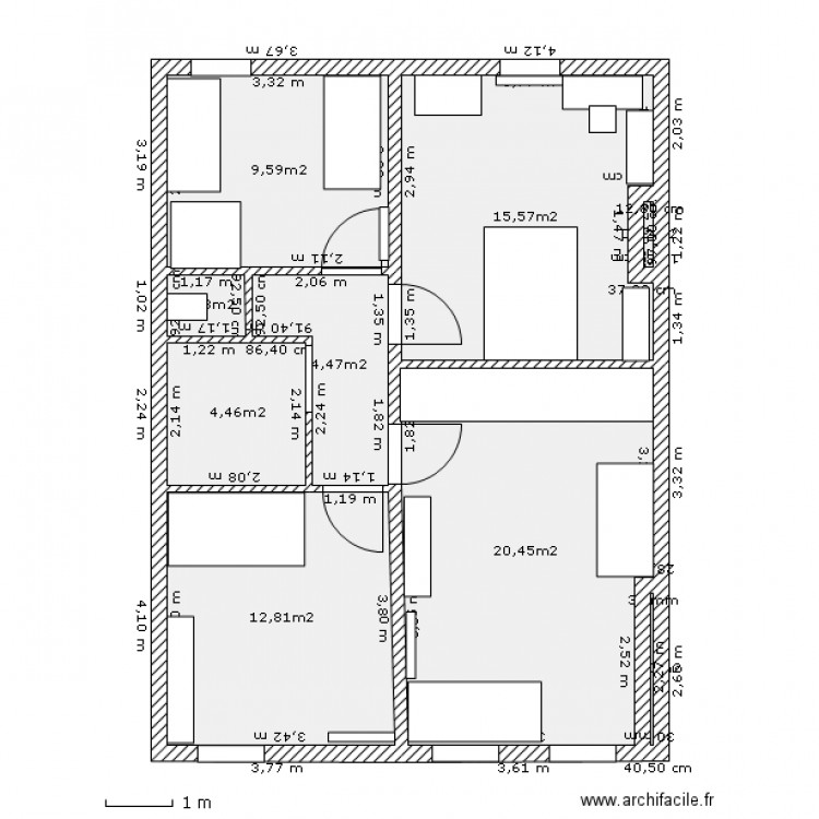 lacour_1etC. Plan de 0 pièce et 0 m2