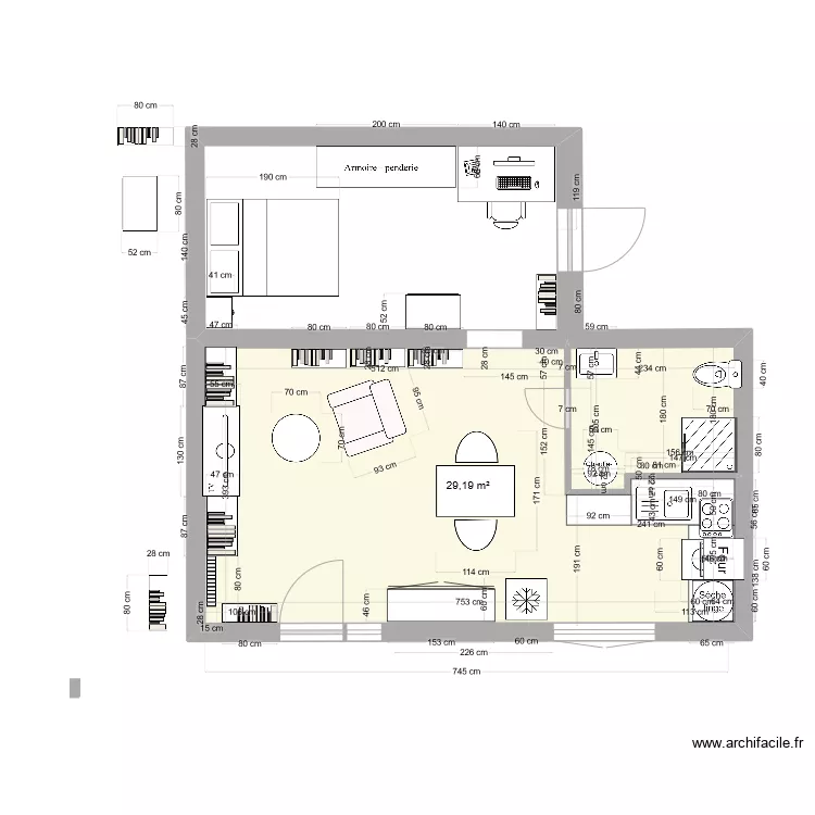 Logement A. Plan de 