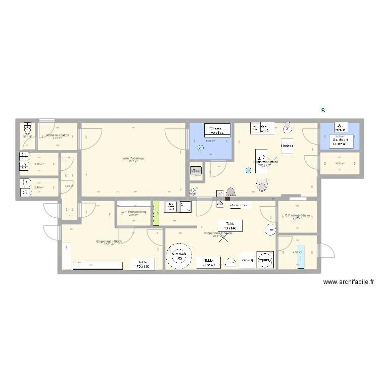 Haut Pouyet 002. Plan de 0 pièce et 0 m2