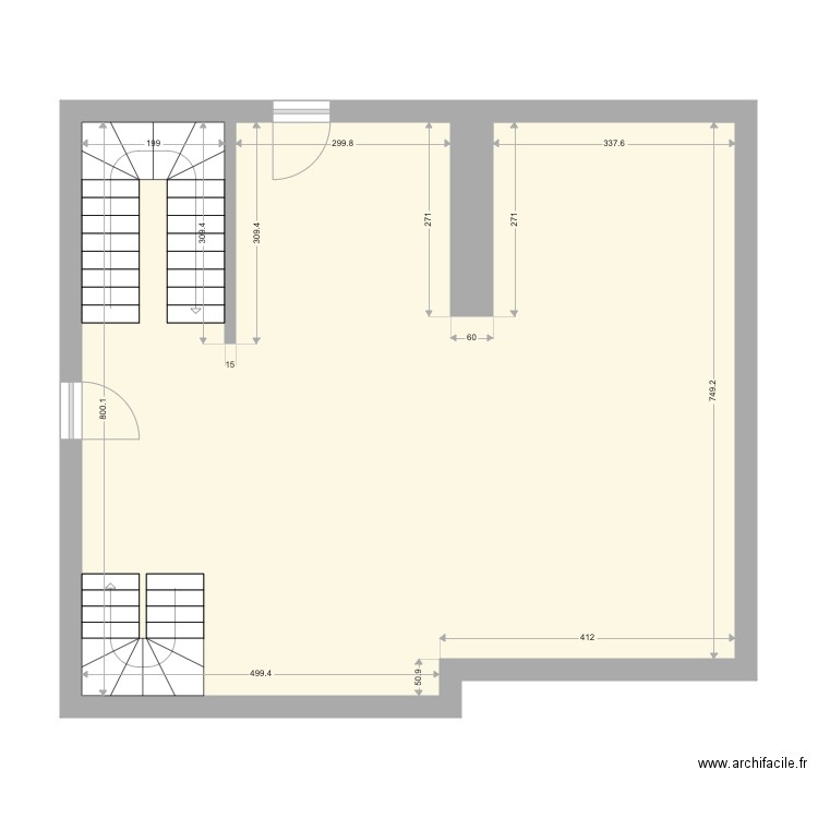 clerget rdc. Plan de 0 pièce et 0 m2