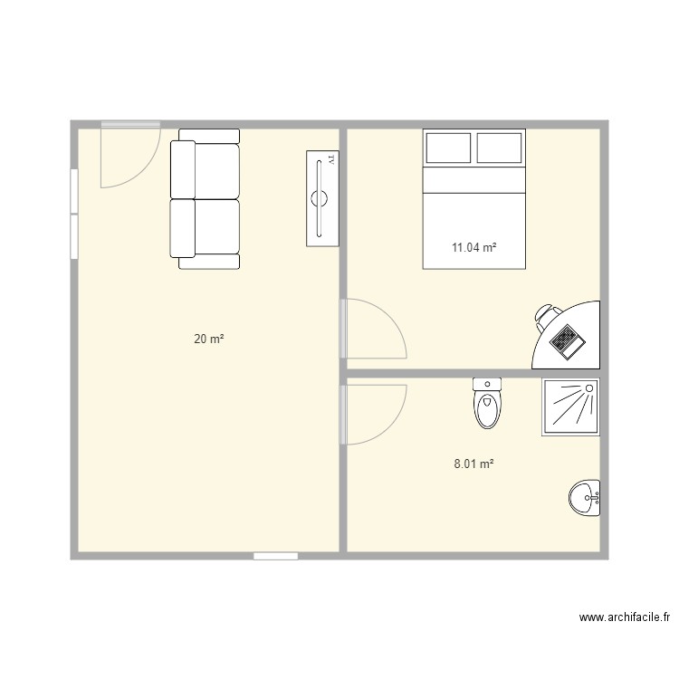 plan maison domotique. Plan de 0 pièce et 0 m2