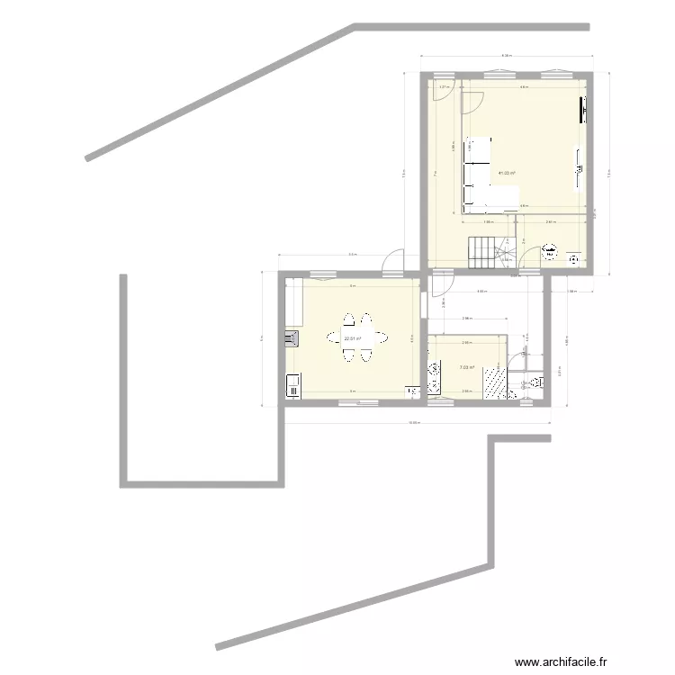 Maison Gaillard bas. Plan de Maison Gaillard bas. Plan de