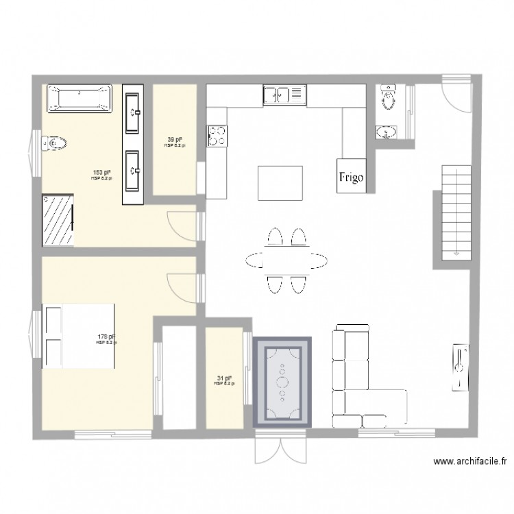 maison container  40 pied. Plan de 0 pièce et 0 m2