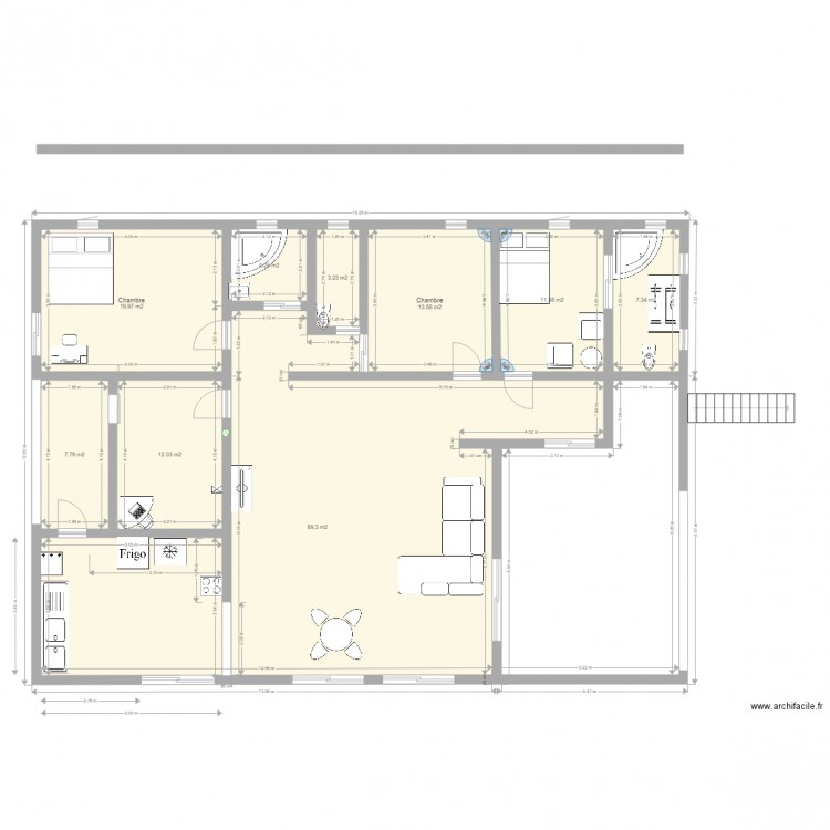 Plan mis a jour. Plan de 0 pièce et 0 m2