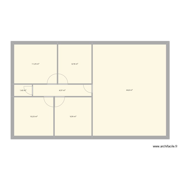 85m2 - Plan dessiné par Renzo0...