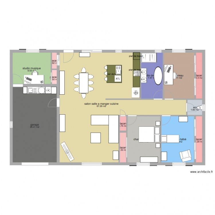 maison entrée nord. Plan de 0 pièce et 0 m2