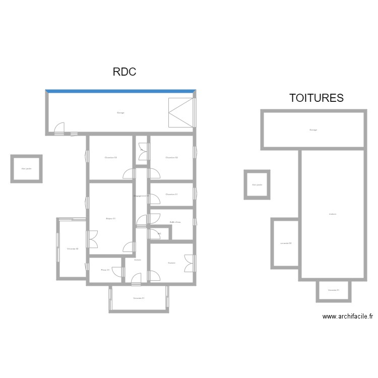 350601153. Plan de 20 pièces et 244 m2