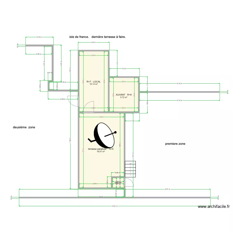 2 isle de france terrasse parabole r7 r6. Plan de 2 isle de france terrasse parabole r7 r6. Plan de