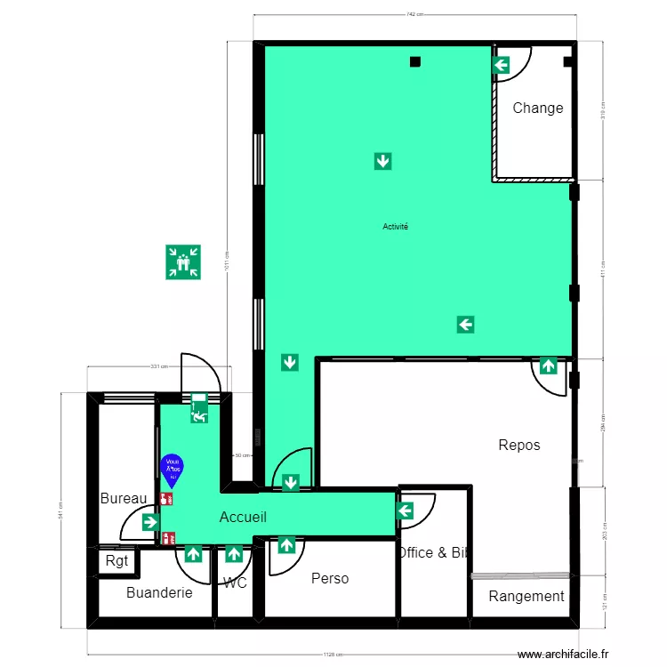 93M71B1 evac. Plan de 