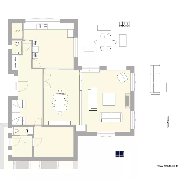 rez final sans tv sans celier VIRG. Plan de 