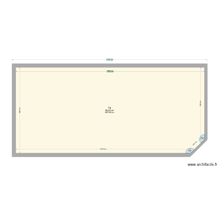 Appt T4. Plan de 0 pièce et 0 m2