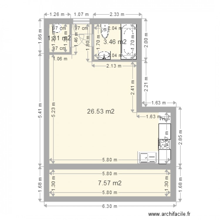 Liège. Plan de 0 pièce et 0 m2